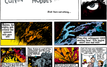 Calvin and Hobbes Wrathful God